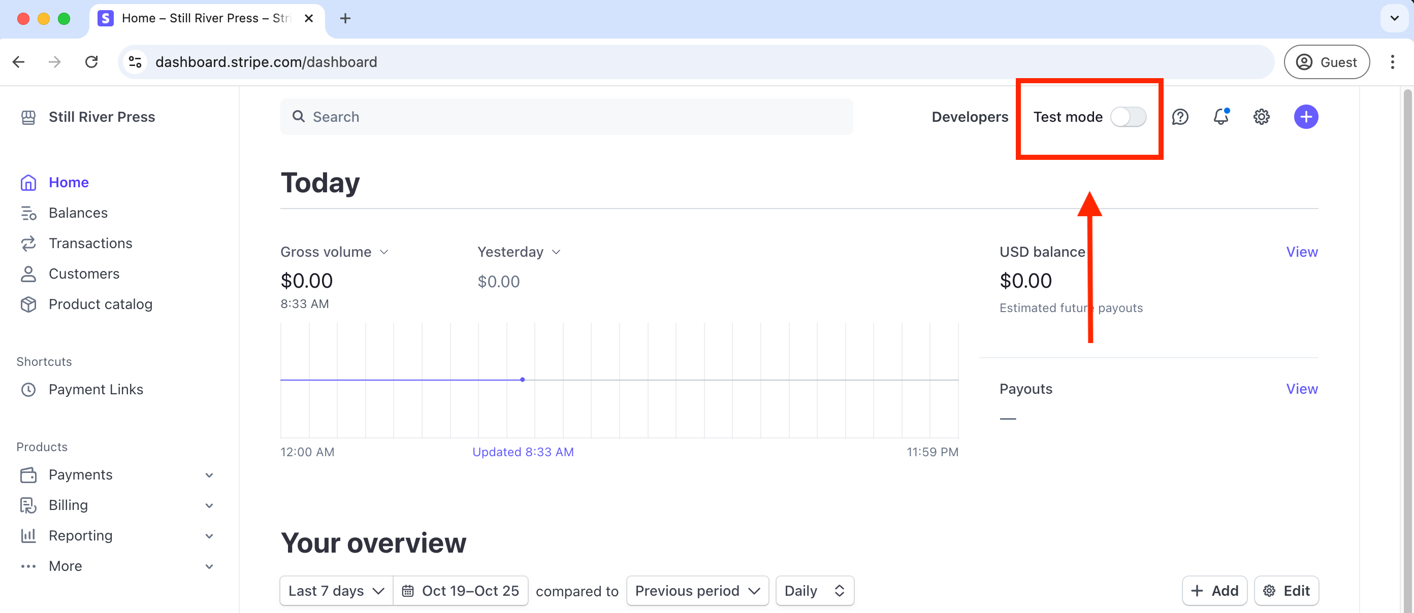 Stripe Dashboard