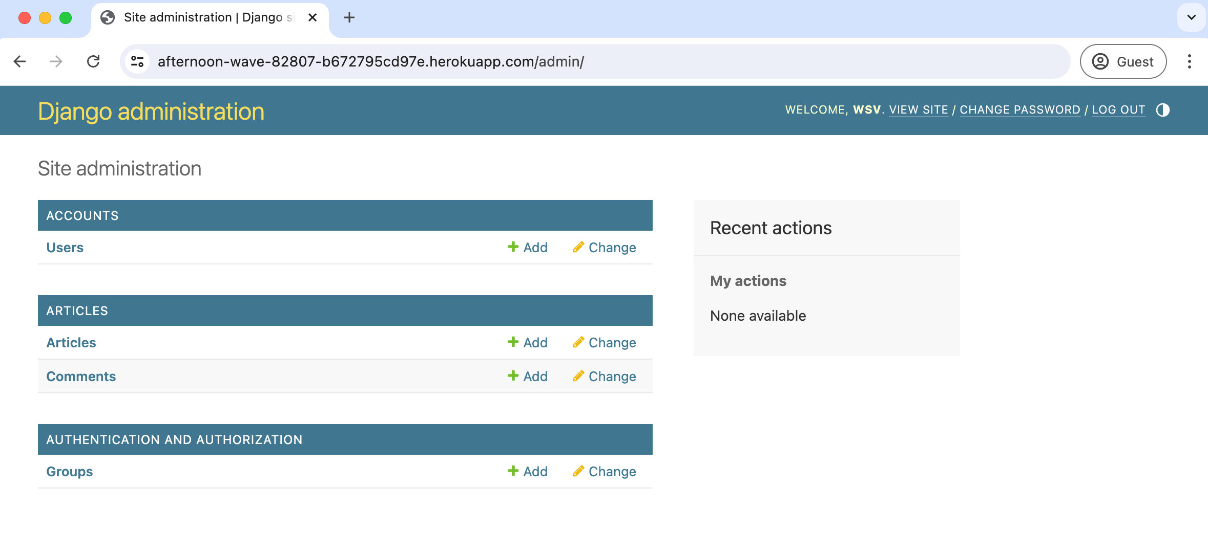 Production Admin Dashboard